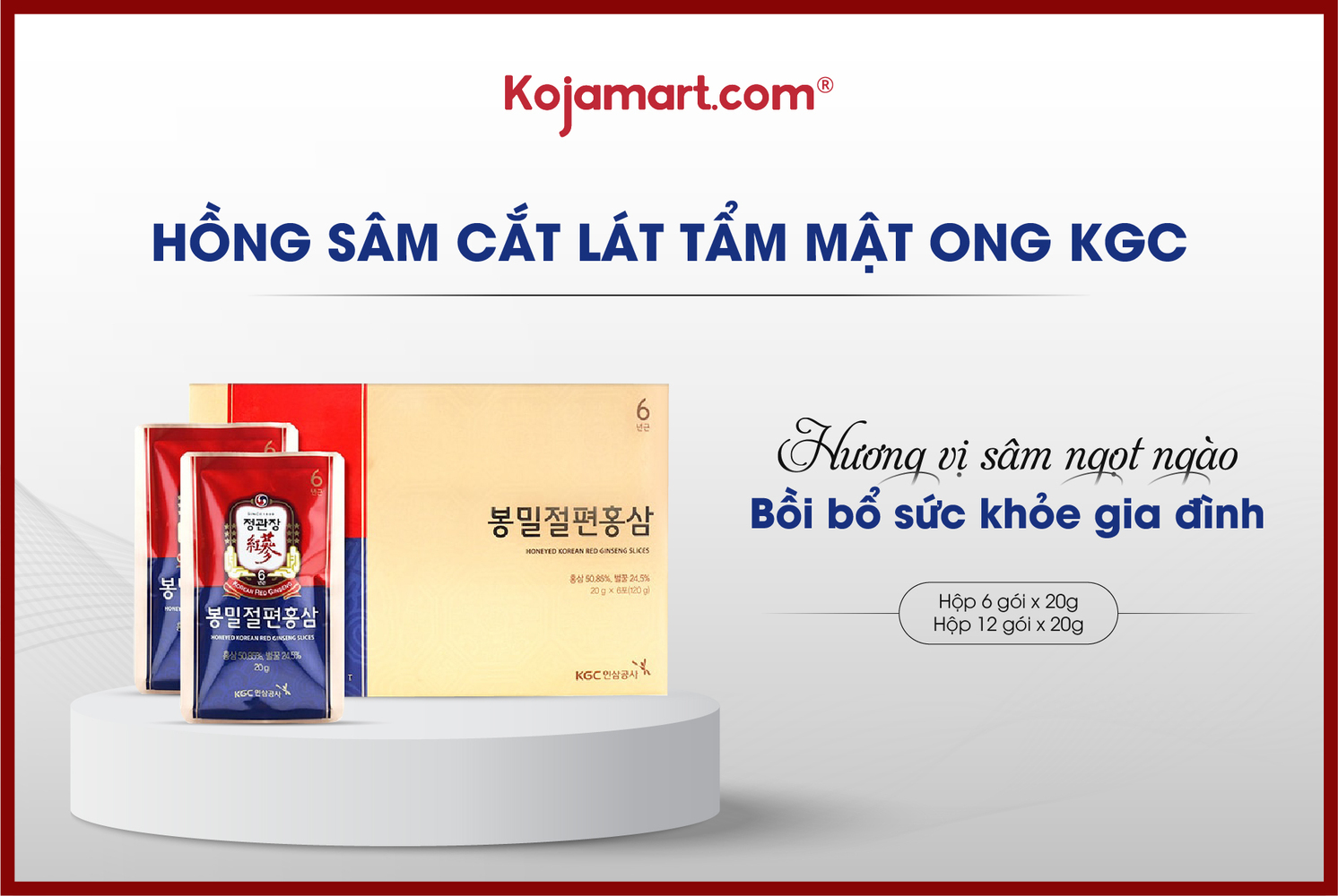 hong-sam-cat-lat-tam-mat-ong-kgc-jung-kwan-jang Hồng Sâm Cắt Lát Tẩm Mật Ong KGC 12 Gói X 20g