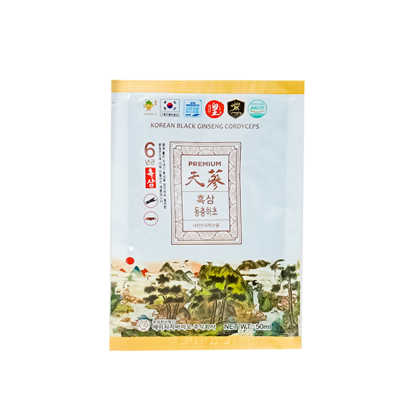 Nước Hắc Sâm đông Trùng Hạ Thảo Premium 20 Gói/30 Gói/60 Gói