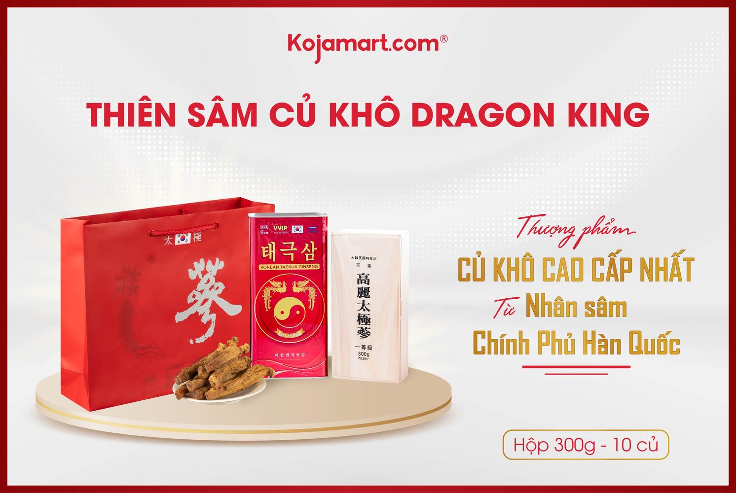 thien-sam-cu-kho-dragon-king Thiên Sâm Củ Khô Dragon King 300g 10 Củ