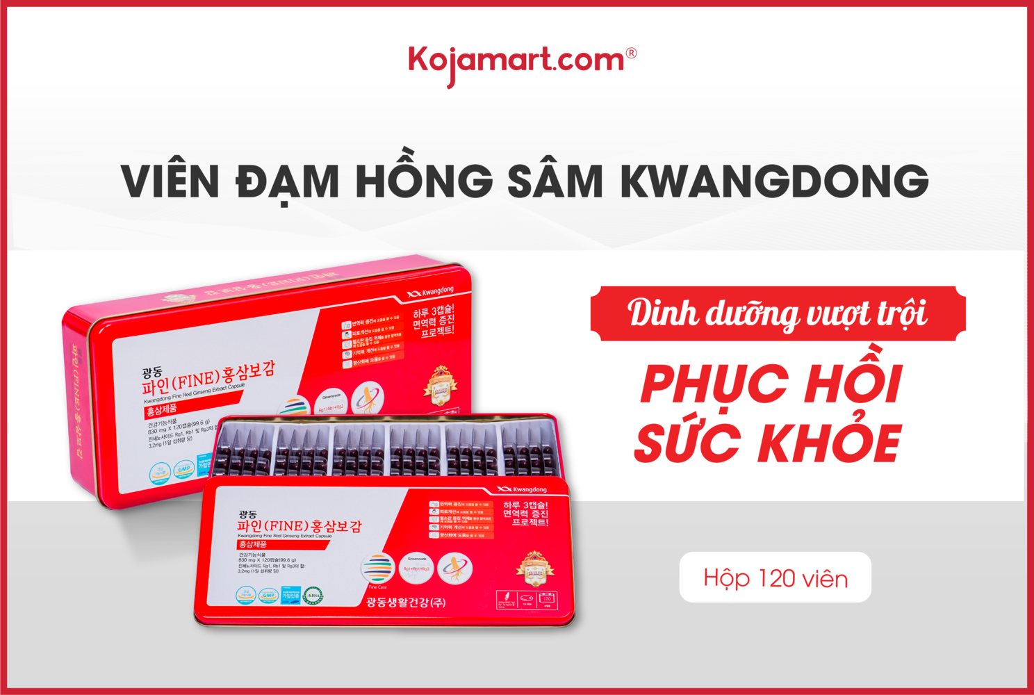 vien-dam-hong-sam-kwangdong-120-vien Viên đạm Hồng Sâm Kwangdong 120 Viên